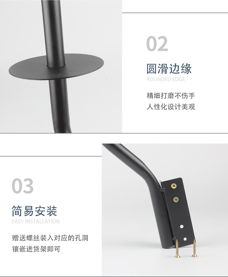 Single-sided supermarket continuous roll bag stand, bulk area, snack store special shopping bag stand, hanging bag stand, bag rack, bulk and snack area plastic bag hanging bracket, supermarket single-sided hand-tear bag hanging seat, simple storage support for fresh food stores pic 5