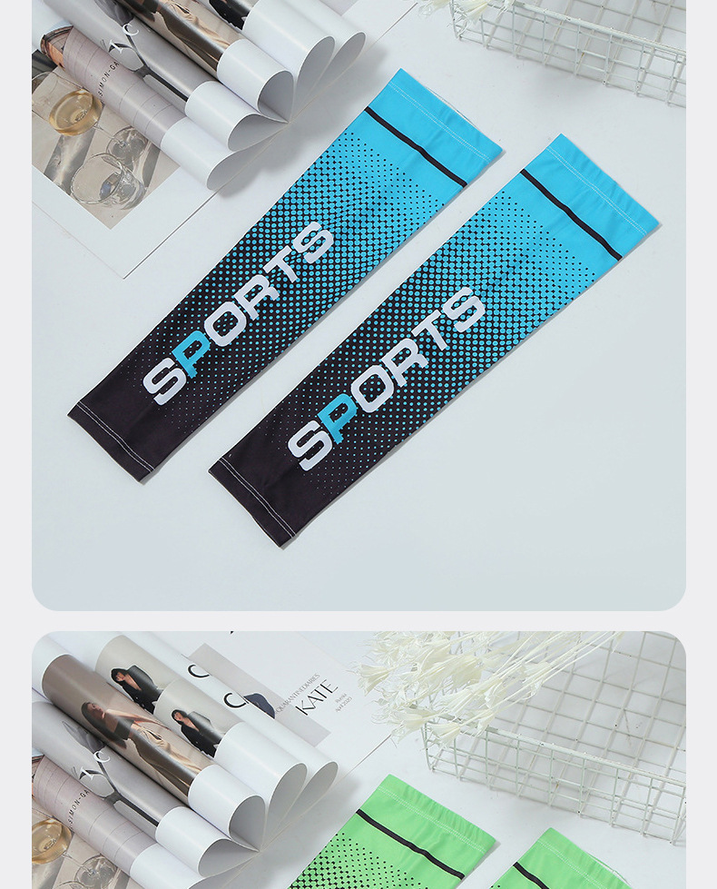 Wholesale of thin summer outdoor sports windproof and UV-resistant gloves, arm protectors, ice sleeves, etc pic 13