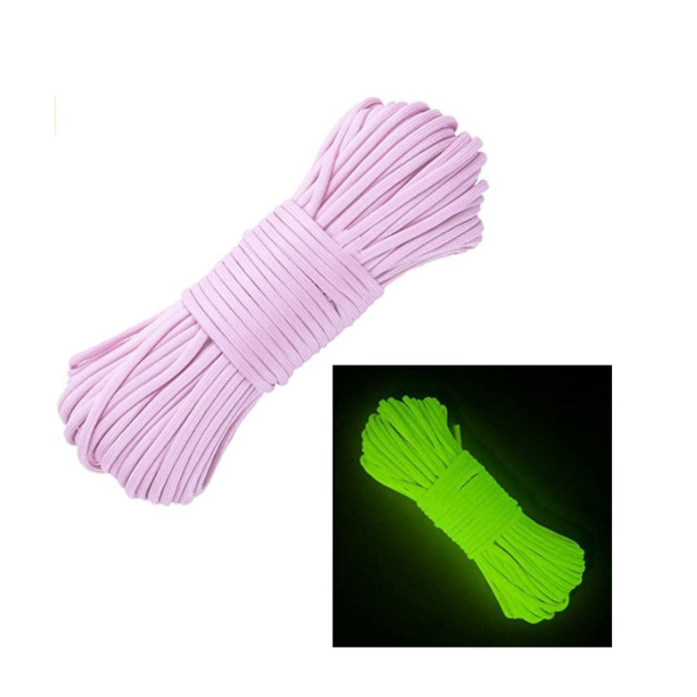 7芯4mm夜光伞绳户外多功能登山伞兵牵引编织绳天幕防风绳可定尺寸详情8