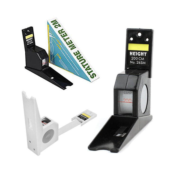跨境专供儿童成人身高尺2m可伸缩顶头式身高测量高度尺卷尺刻度尺详情8
