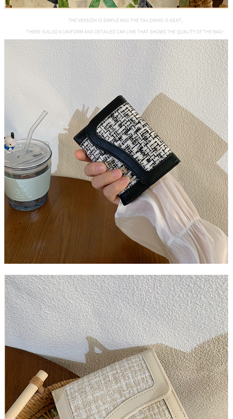 小香风韩系大容量INS钱包女士学生纯色简约韩版chic大量现货详情11