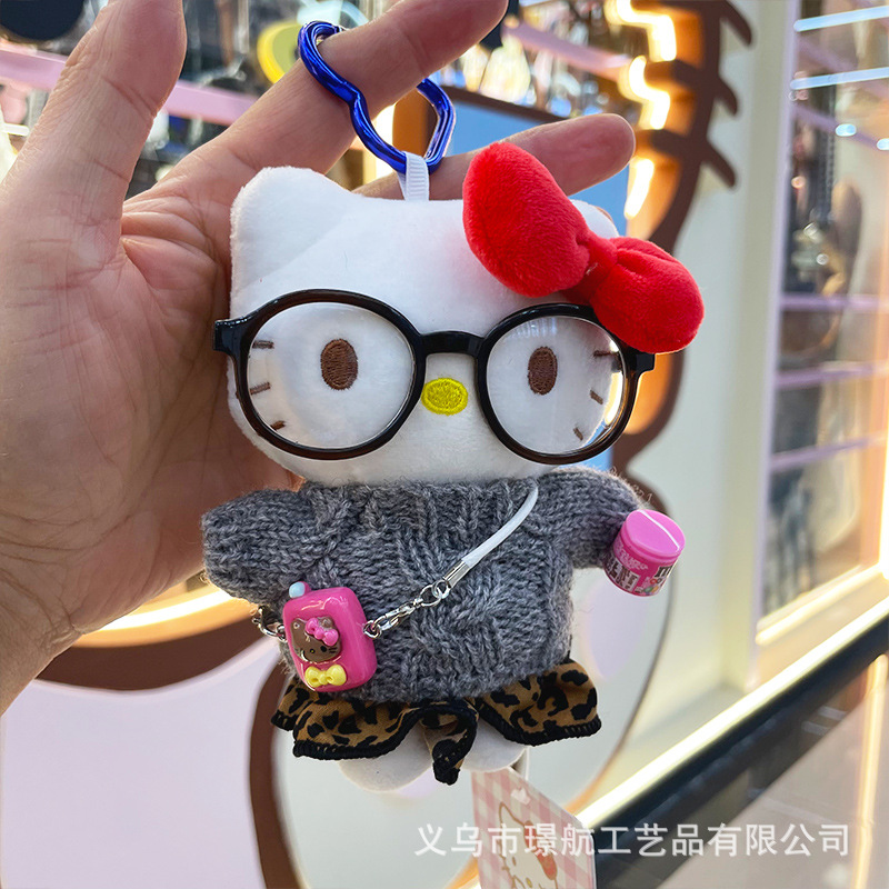 【 Authentic 】hellokitty plush bag Pendant for Girls, KT doll, Birthday gift, kt Cat pic 6