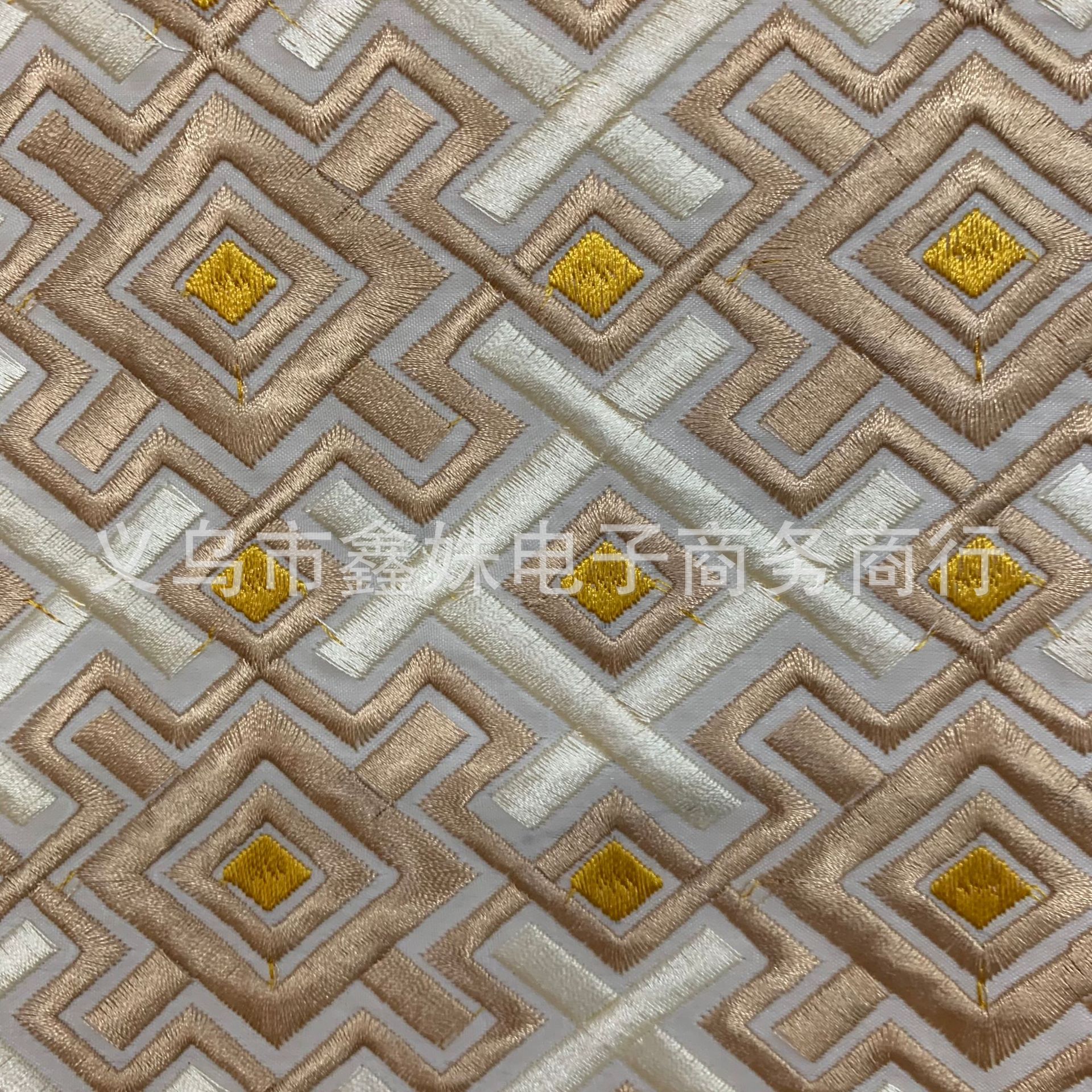 In stock of multi-color rectangular embroidered circular collar stage costume accessories pic 10