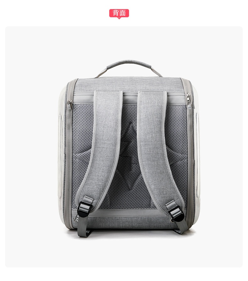 Pet bags, portable bags for going out, multi-purpose transparent space capsule hand-held cat bags, large-capacity two small cat backpacks pic 22