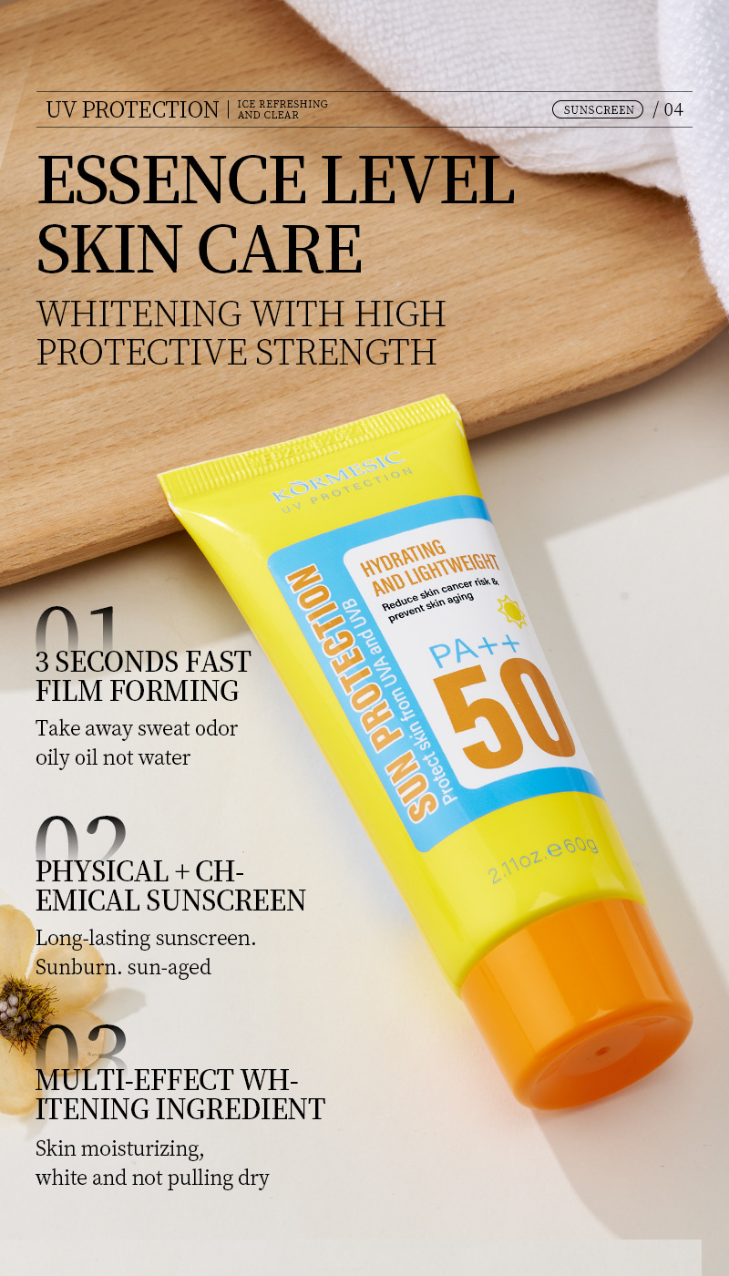 全英文防*晒霜批发Sunscreen Cream 高倍防*晒SFP100++++详情40