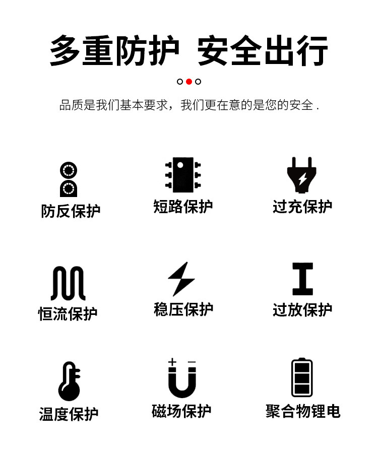汽车启动应急电源12V移动充电宝大容量车载搭电宝电瓶备 用启动器详情13