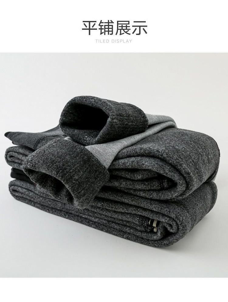 羊绒打底裤女外穿秋冬加绒加厚连裤袜高腰保暖棉裤竖条踩脚打底袜详情29