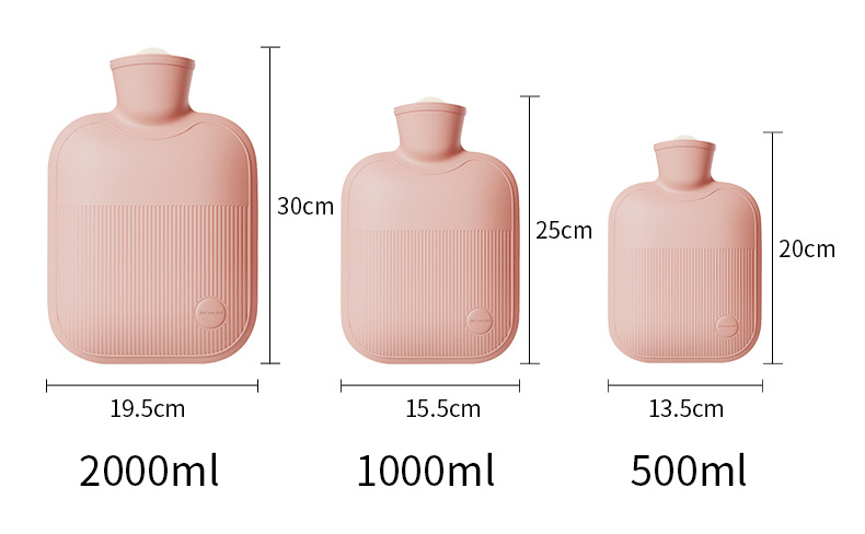 PVC热水袋灌水暖手宝防爆数显暖水袋注水热水袋暖肚子暖手暖宝宝详情5