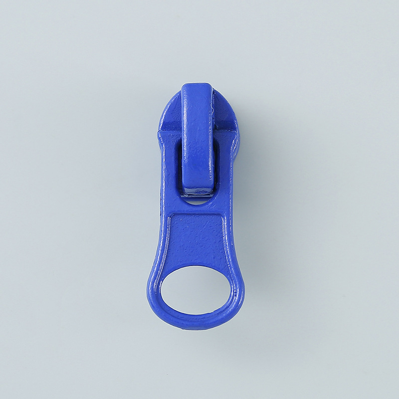 3号尼龙拉链头 自锁彩色下拉片尼龙正齿拉链头 黑白彩色现货拉头详情10