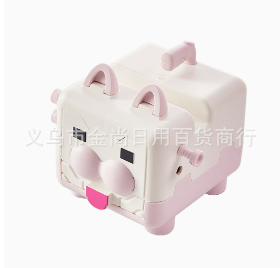 卡通兔子老虎桌面迷你收纳盒学生家用手机支架多功能卡通收纳盒子详情7