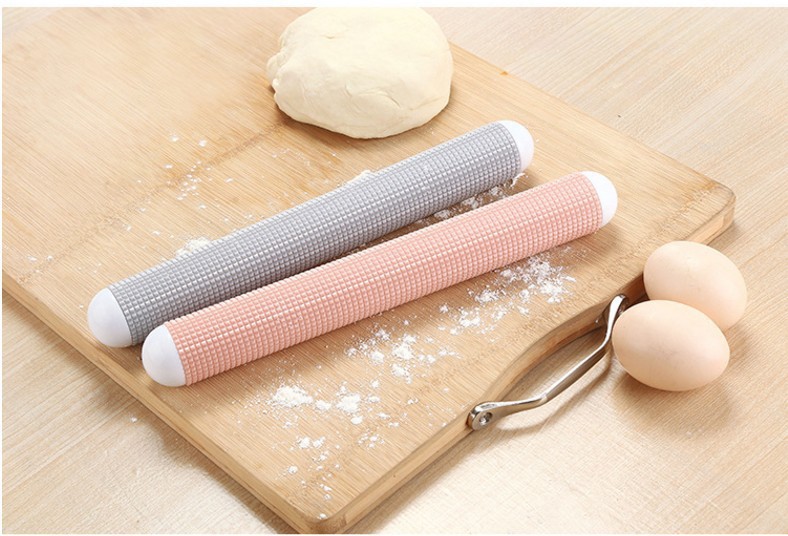 Household rolling pin baking tools, non-stick hand-rolled dough dumpling wrapper tools, floating-point bread venting stick, rolling pin pic 9