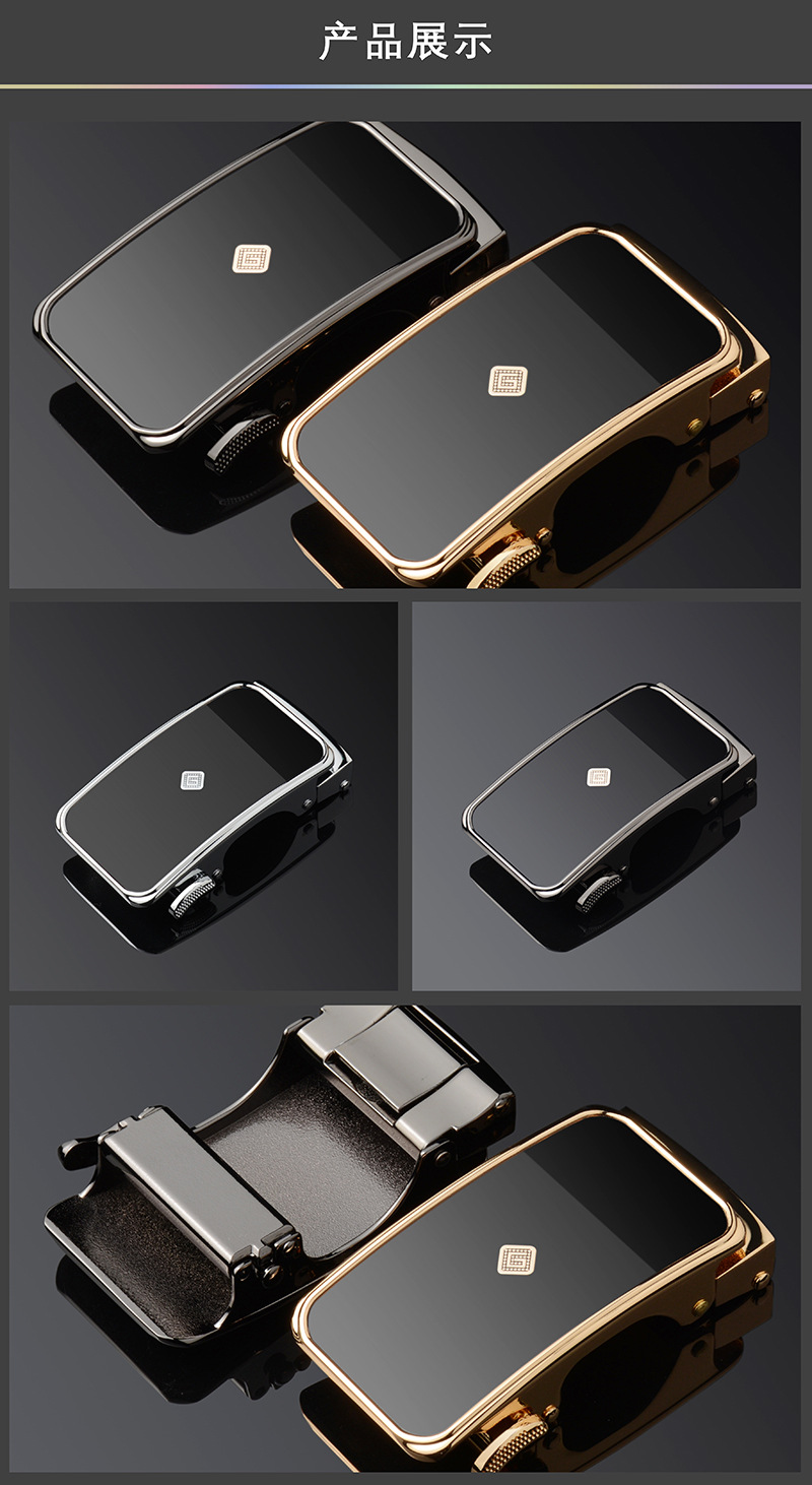 Custom-made LOGO high-end belt buckle for men, alloy automatic buckle, factory belt buckle pic 4