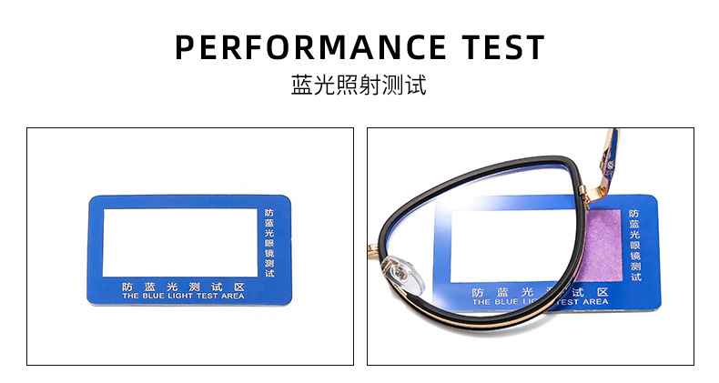 Metal anti-blue light cat-eye flat glasses for women 2023 new style fashionable glasses frame cross-border version can be matched with myopia glasses frame pic 7