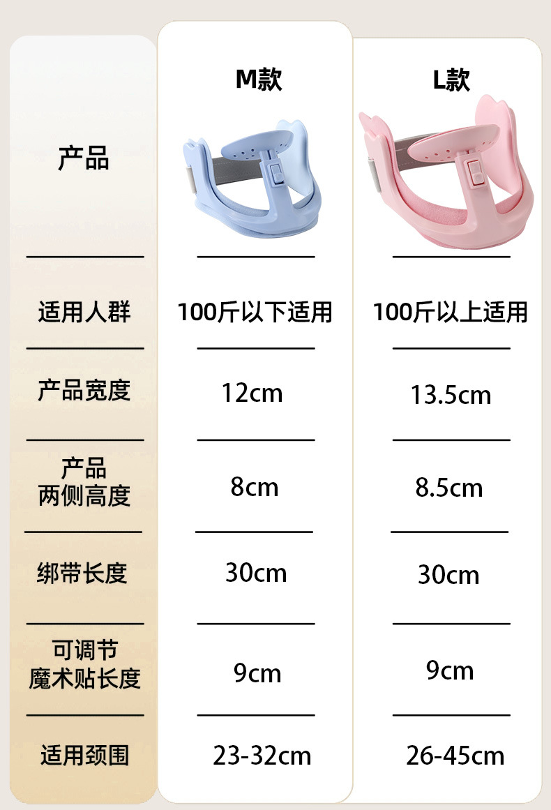 新品防低头矫正器儿童脖子抬高器颈托脖子前倾防颈椎坐姿纠正视力详情10