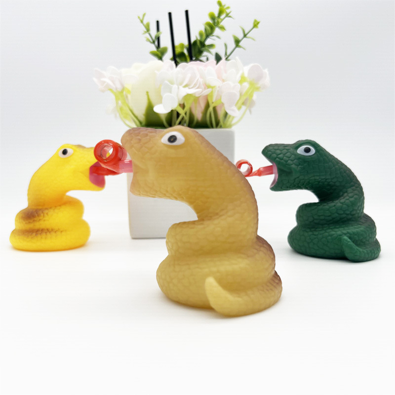 新款发哨声萌宠创意儿童抖音同款青蛙恐龙蛇回弹BB解压玩具吐舌头详情8