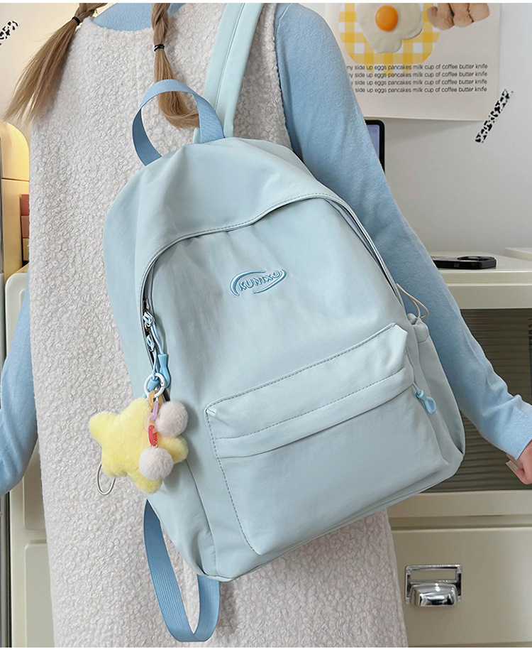 日系ins休闲校园小书包女高中大学生初中女生双肩包轻便旅游背包详情18