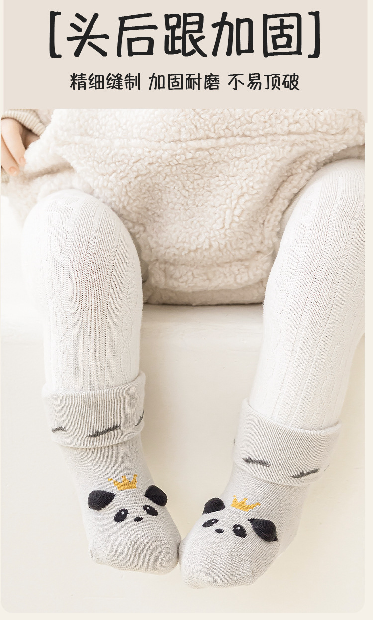 Baby socks, thickened and warm for autumn and winter, floor socks for babies, 0-1 year old, loop cartoon mid-calf socks for infants and toddlers, new birth socks pic 17