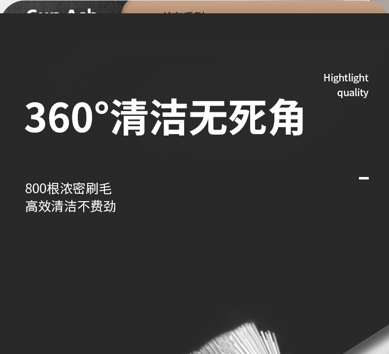 马桶刷套装浴室厕所清洁刷子免太空铝打孔家用无痕贴跨境长柄刷架详情5
