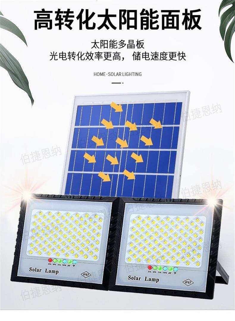 The 2026 new smart solar lighting lamp automatically lights up for indoor and outdoor solar courtyard floodlights when it gets dark pic 6