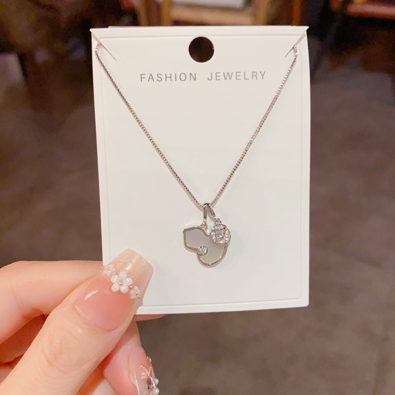 New Chinese-style fashionable shell gourd copper coin necklace, unique, light luxury, simple and versatile design sense, collarbone chain for women pic 13