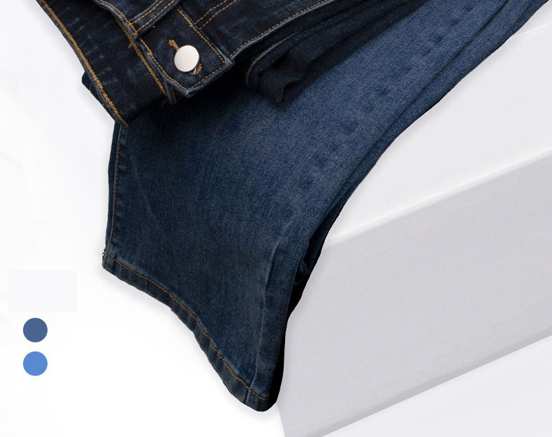 牛仔裤女春秋2025新款爆款阔腿裤九分法棍小个子薄款窄版直筒裤子详情14