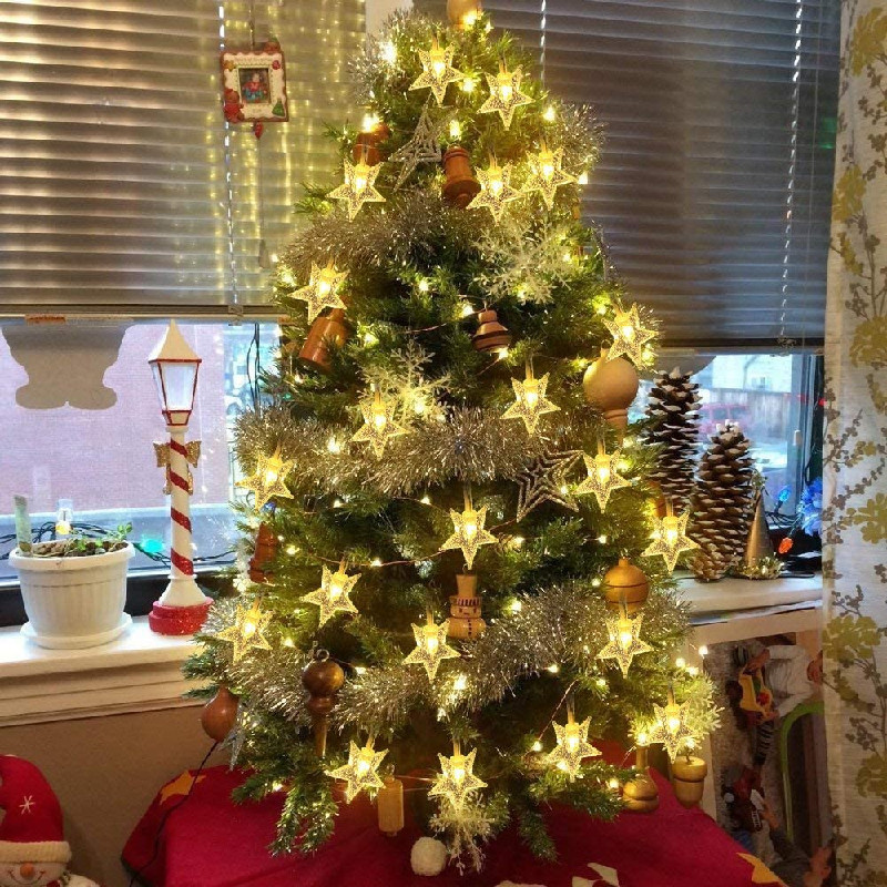 led星星灯串电池USB遥控满天星网红ins装饰灯圣诞节日房间布置灯详情15