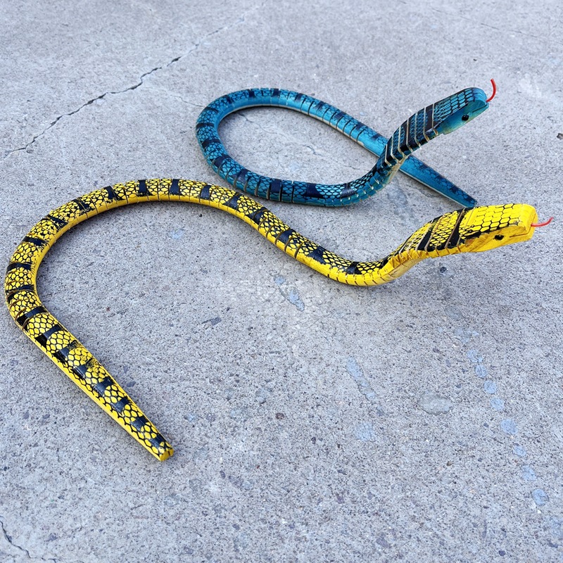 木制圆头蛇仿真眼镜蛇50-60-70cm木头蛇地摊热销整蛊玩具蛇批发详情11