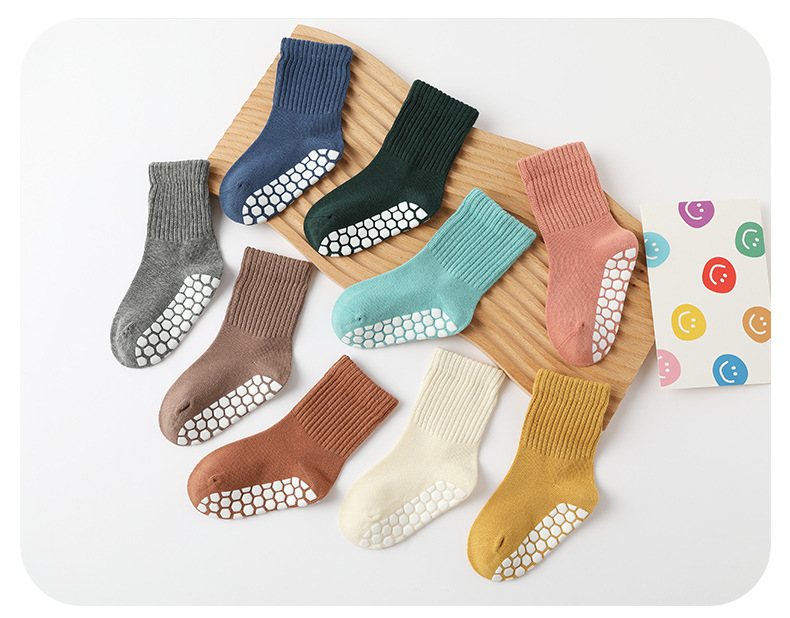 点胶防滑袜地板袜1-3岁宝宝婴儿袜子秋冬儿童中筒袜a类棉学步袜详情35