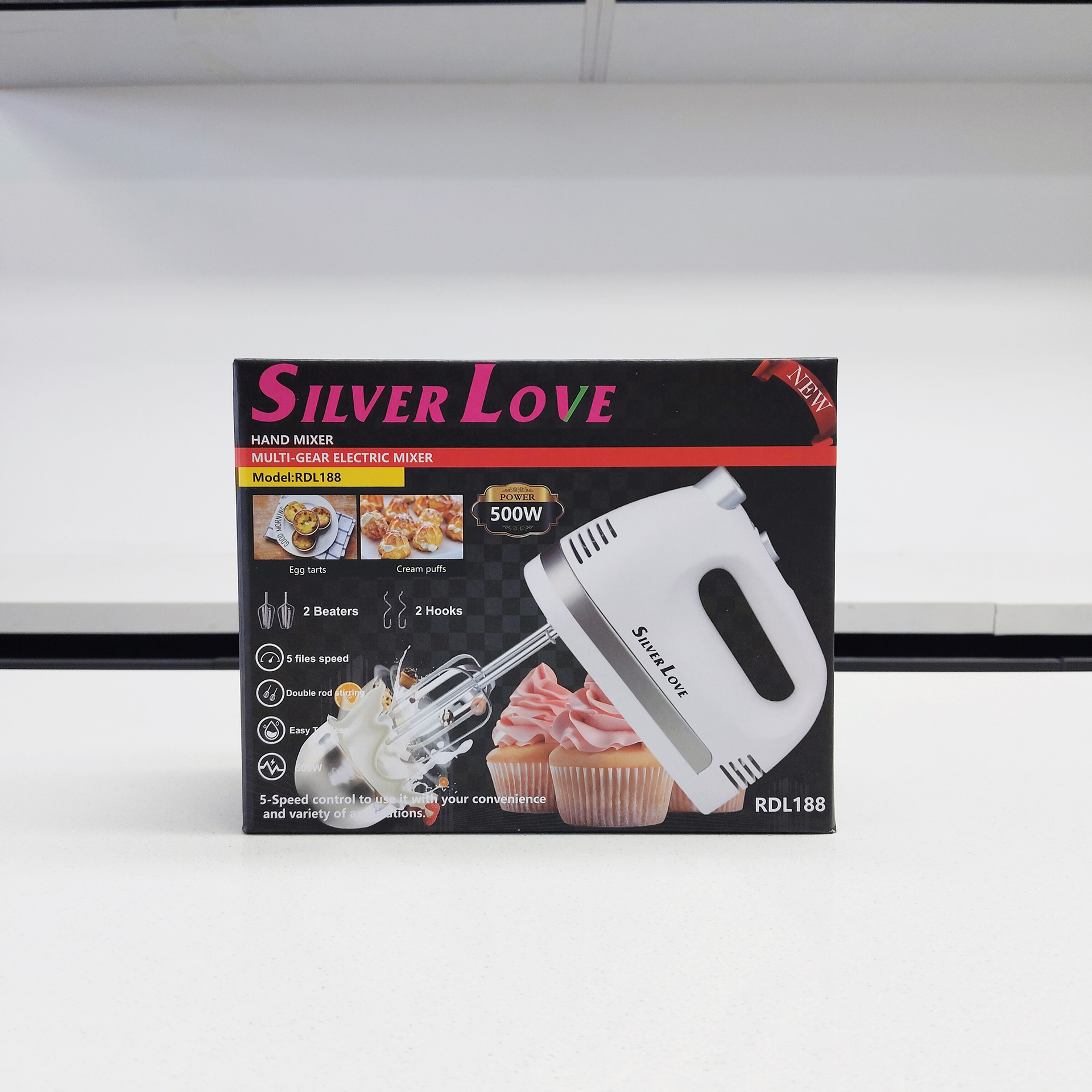 Cross-border foreign trade European standard multi-functional electric egg beater, household handheld high-power egg beater, electric baking mixer Z209 pic 4