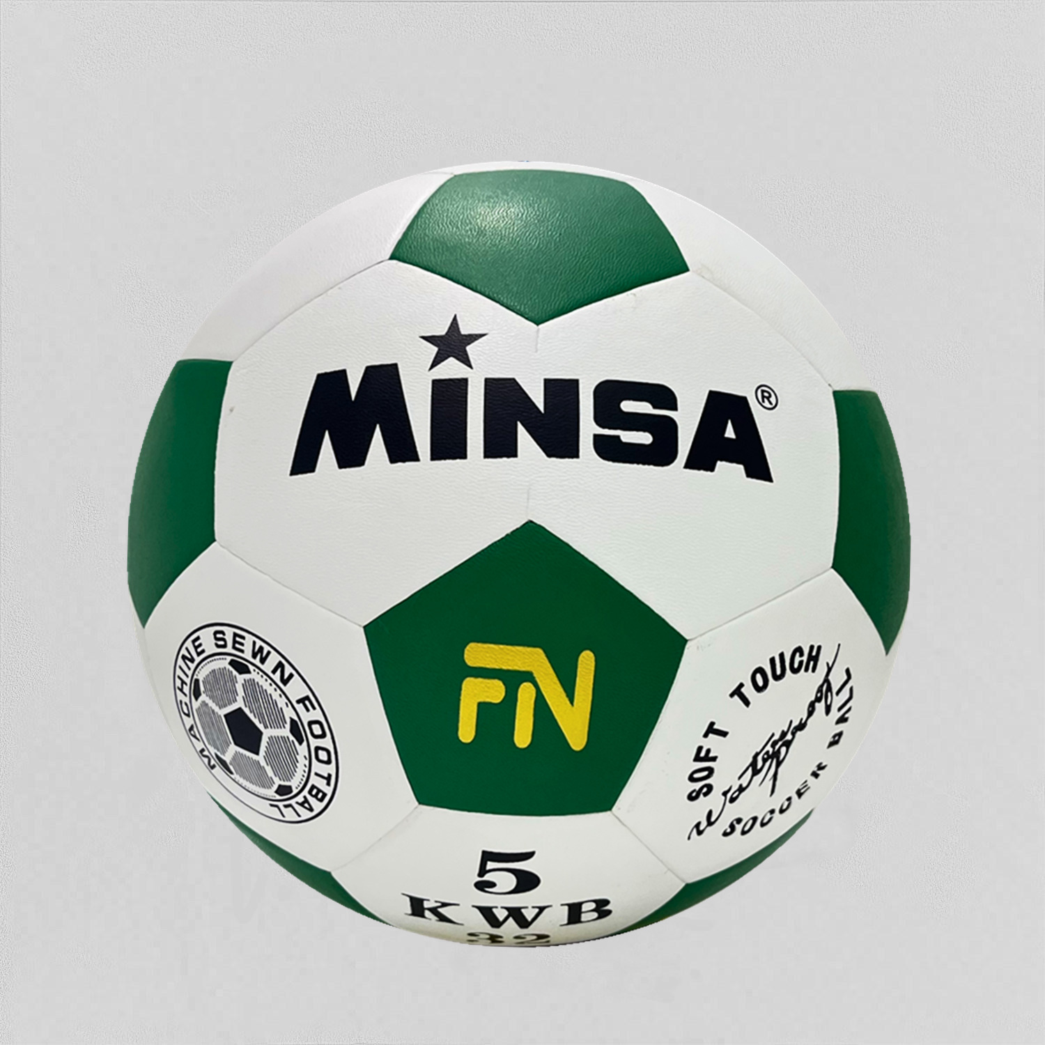 足球工厂直销MINSA5号PVC贴皮足球成人学生训练专用耐磨可印logo详情2