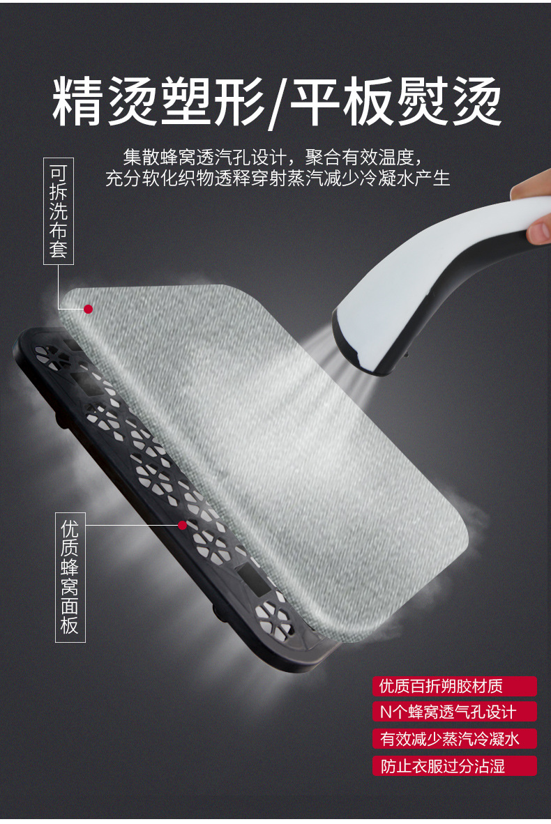 志高大蒸汽挂烫机家用熨斗烫衣服小型手持熨烫机挂立式电熨斗正品详情22