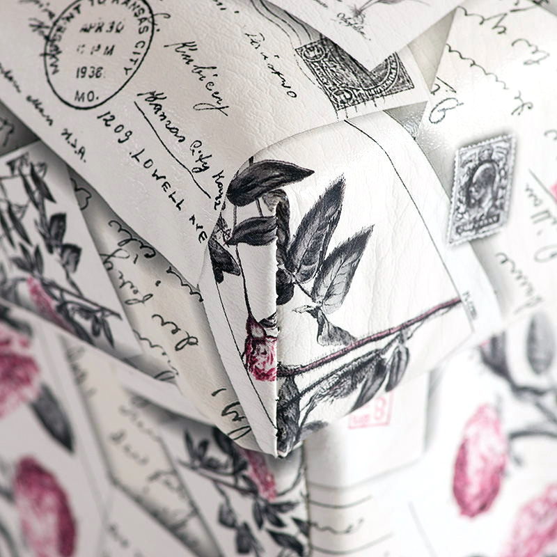 热销印花布艺可折叠收纳储物换鞋凳 多功能收纳箱 创意礼品盒子详情1