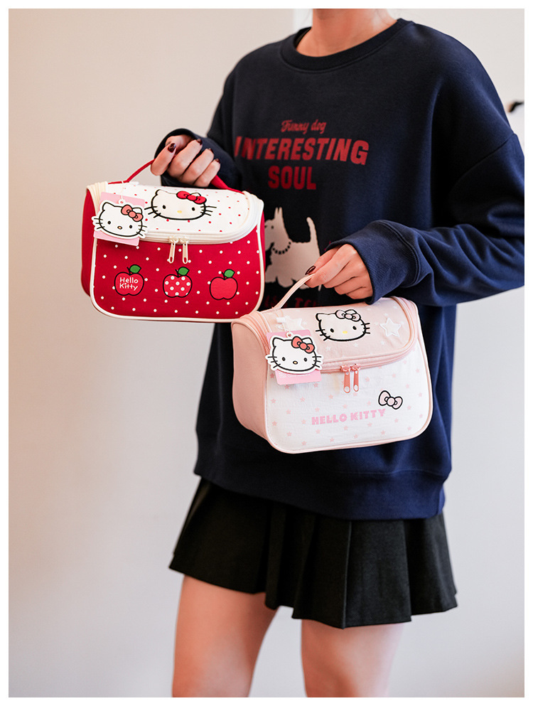 五金牌彩色Hello Kitty便携手提包保温袋托特包礼品双肩包16寸电脑包详情14