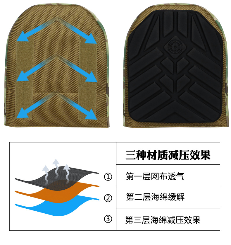 Yitu Outdoor Multi-functional Waterproof 500D nylon modular quick-release tactical vest and vest elastic hanging equipment pic 14