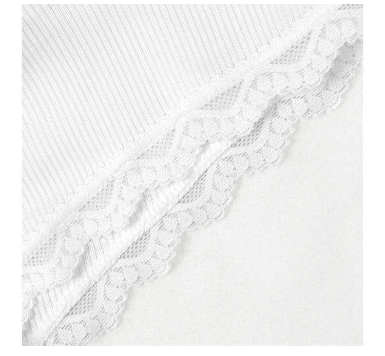 Olivia's Night跨境专供纯棉平角内裤女生纯色低腰透气收腹无痕大码女士内裤批发详情8