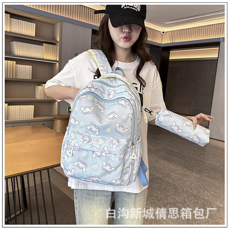 小学生护脊书包3-6年级儿童卡通印花书包大学女大容量耐脏双肩包详情16