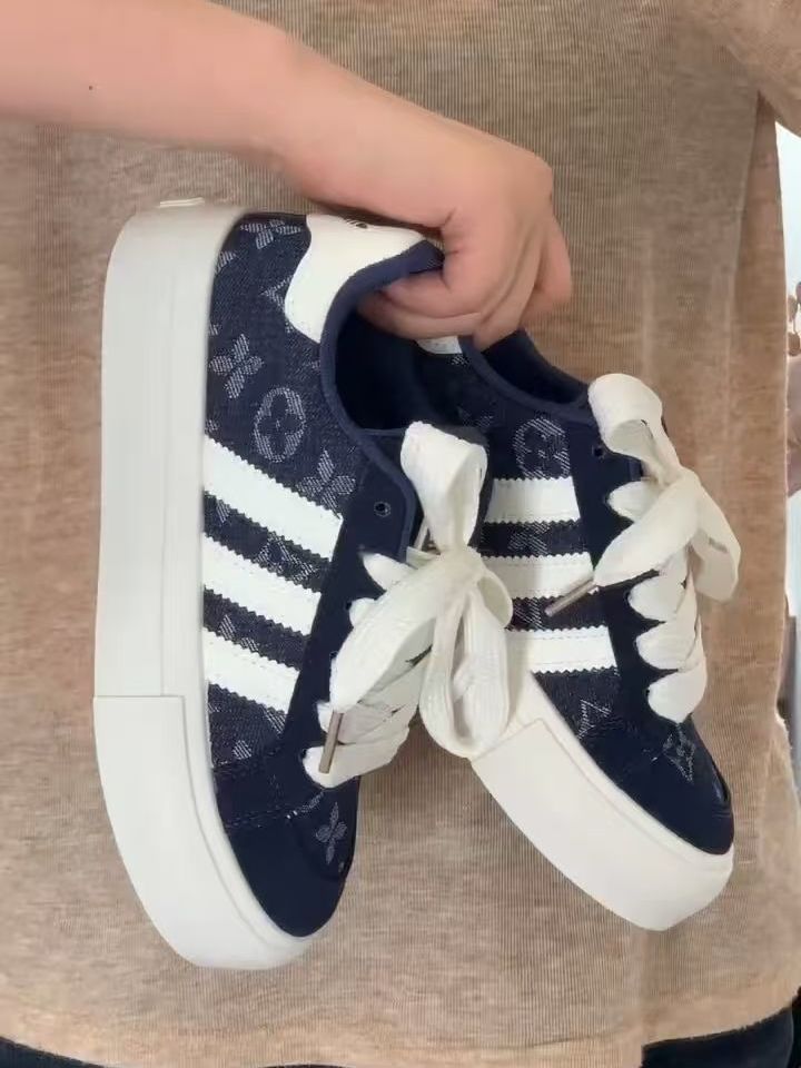 韩版百搭小香风板鞋女2025春秋新款帆布鞋原创休闲运动鞋小白鞋子详情1