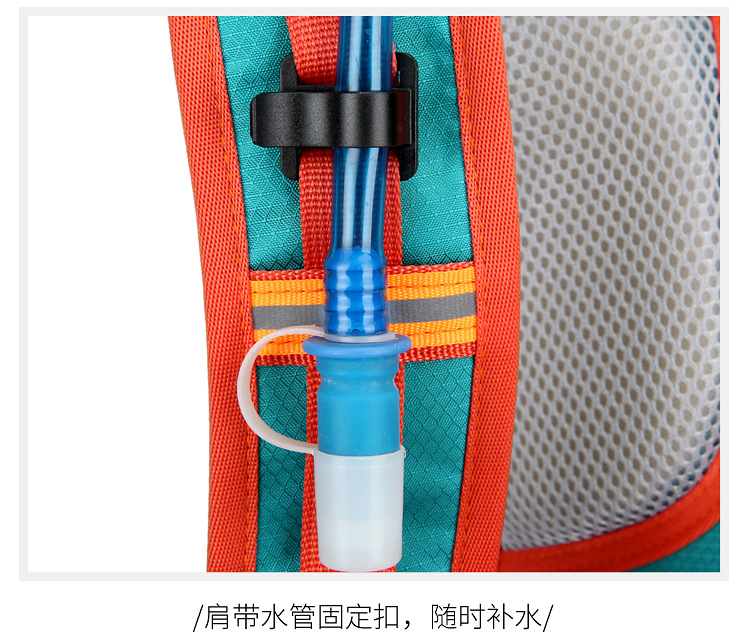New outdoor colorful cycling bag, Korean-style simple sports mountaineering and off-road fitness water bag, water-resistant backpack pic 41