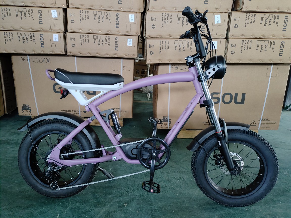 New energy smart ebike, fat tire lithium battery-assisted bicycle, electric snowmobile, off-road beach buggy pic 1