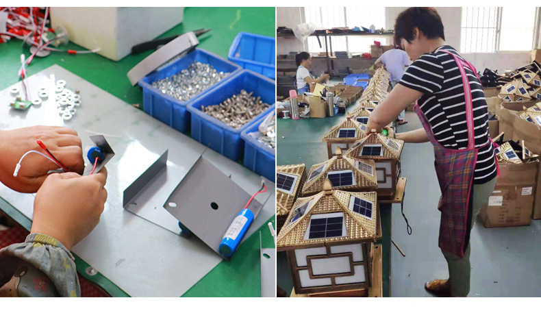 太阳能柱头灯户外防水小区围墙柱灯家用别墅阳台庭院大门口柱子灯详情20