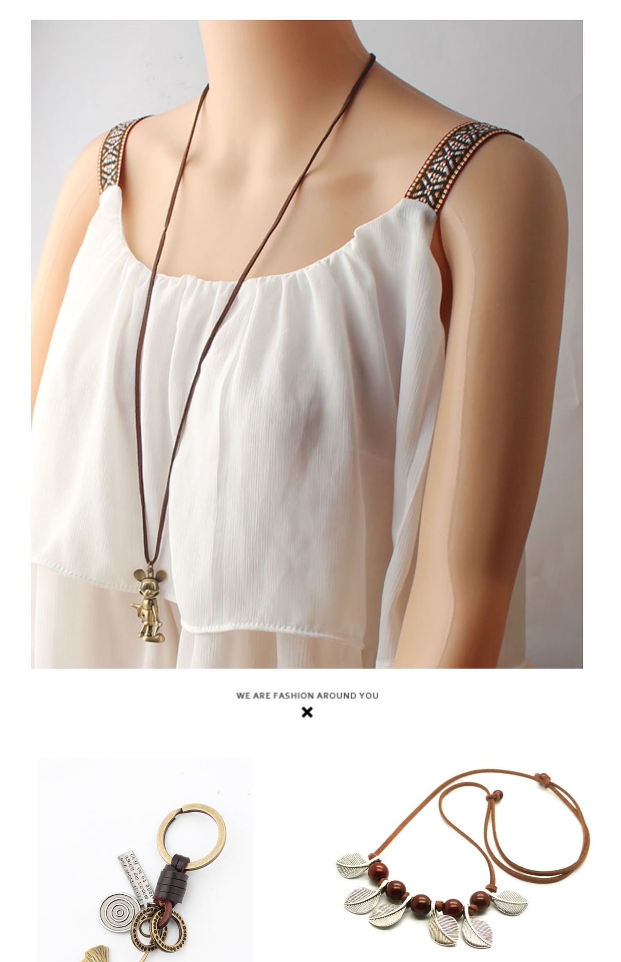 5米/条3mm宽单面皮韩国绒绳仿鹿皮 饰品服饰毛衣项链手工编制线材详情11