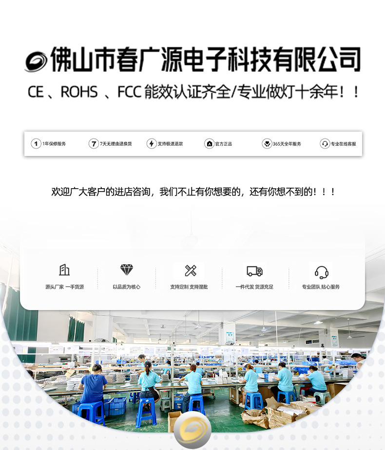 新款汽车LED摩托车射灯电动车灯四叶草射灯聚光双色3寸射灯详情1