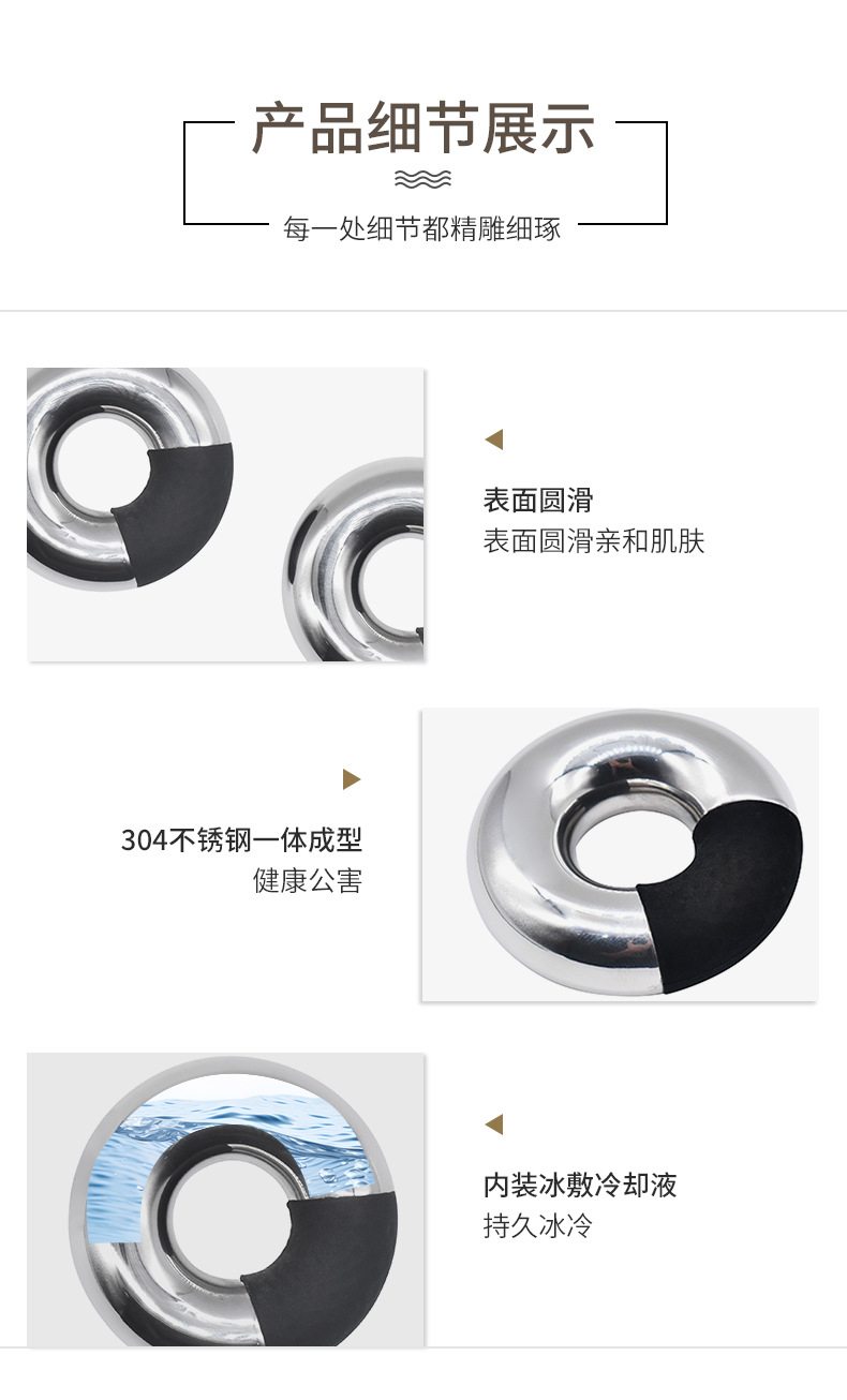 shanilak   眼部美容圆圈不锈钢眼部美容圈 淡化细纹护眼圈贴详情7