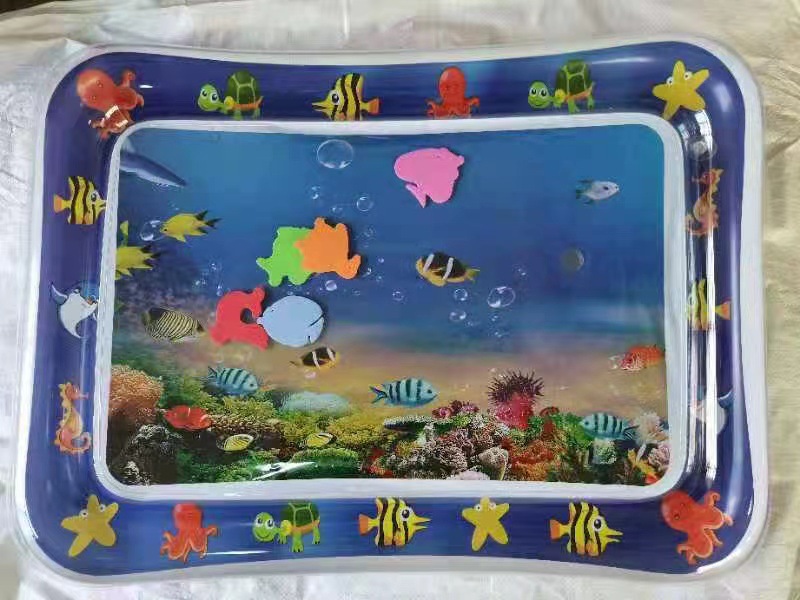 宝宝多规格拍拍水垫儿童游戏冰垫充气注水海洋生物爬行啪啪垫批发详情7