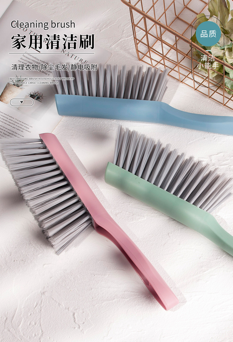 2022 New Nordic-style bed brush, home soft bristle cleaning, sofa bedroom sweeping, bed brush, dust removal brush manufacturer wholesale, best-selling style pic 13