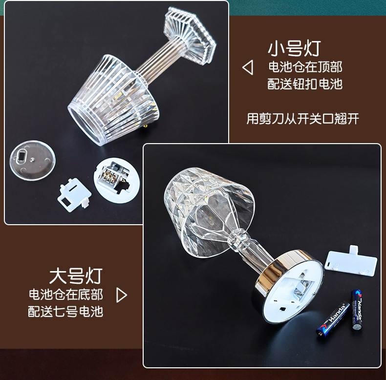 手工小台灯diy材料包 三八女王节小夜灯马赛克小灯笼团建摆摊发光详情6