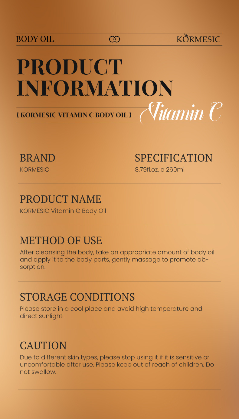 Foreign trade coconut Body oil: Hydrating, moisturizing, anti-dryness, non-sticky, body care pic 31