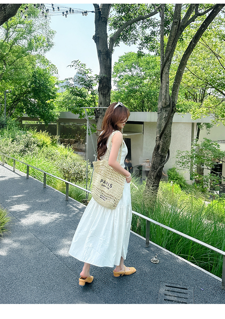 2025夏季新款镂空包头半拖鞋女夏季外穿休闲编织凉拖鞋沙滩女鞋详情25