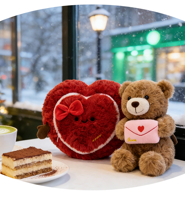 跨境爱心抱抱熊毛绒玩具泰迪熊玩偶情人节礼物生日礼物女生可爱详情8