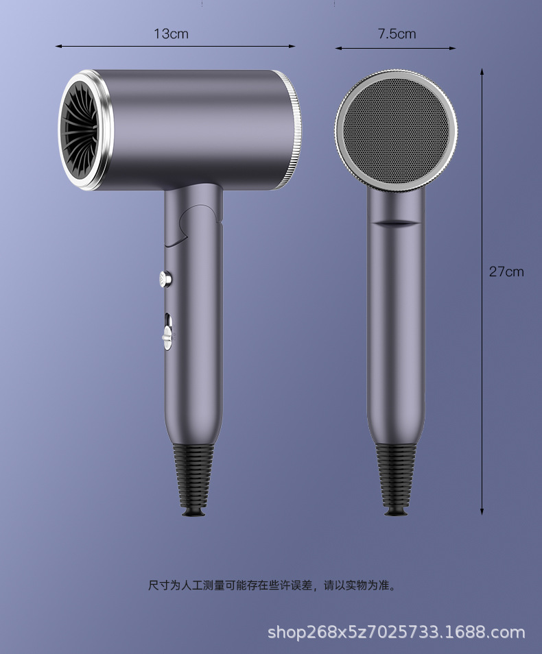新款跨境大风力电吹风可折叠家用恒温不伤发大功率发廊专用吹风机详情18